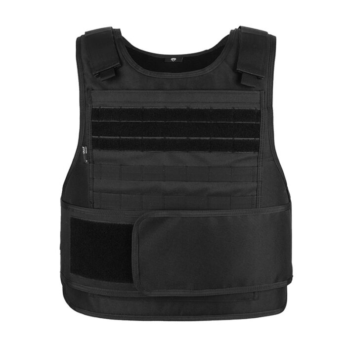 Bulletproof Vest For Police Security Black - kms