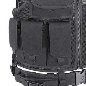 tactical vest holster triple magazine pouch