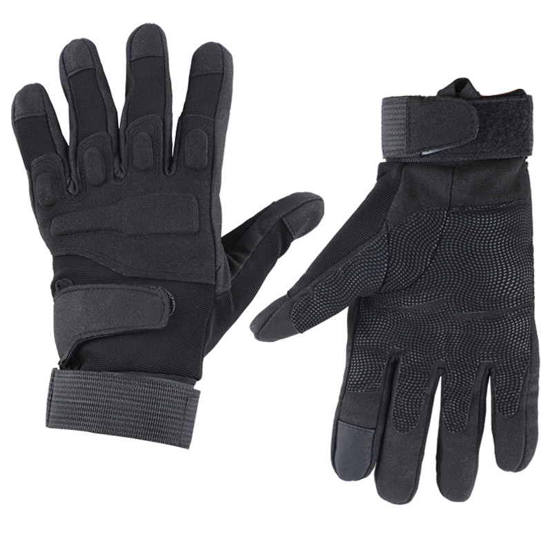 Combat Gloves Army Tactical Black - kms