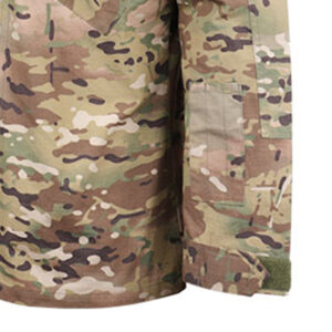 multicam military suit cuff with hook and loop