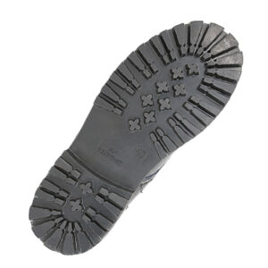 Anti slip, oil resistant rubber outsole