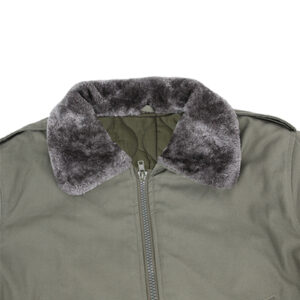 military bomber jacket fur collar