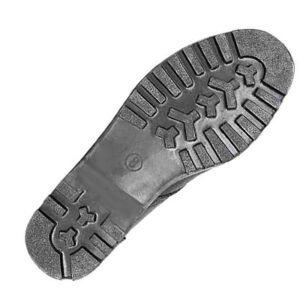 Anti slip, oil resistant sole