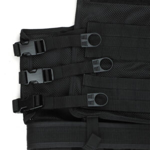 molle tactical vest adjustable waist straps