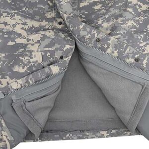 military field jacket plush lining