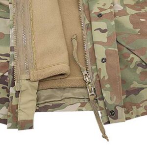 army field jacket dual zipper