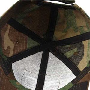 casquette baseball militaire 6 panneaux soft crown fit