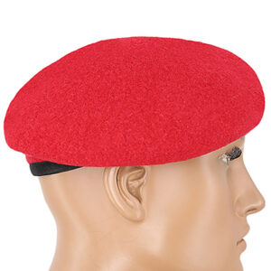 beret hat army 95% wool construction