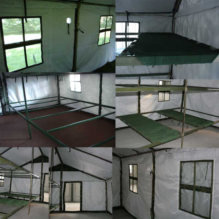 army military tent inner